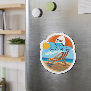 Here For The Sand and Sea Cruise Door Magnet Cruise Door Magnets Cruise Into