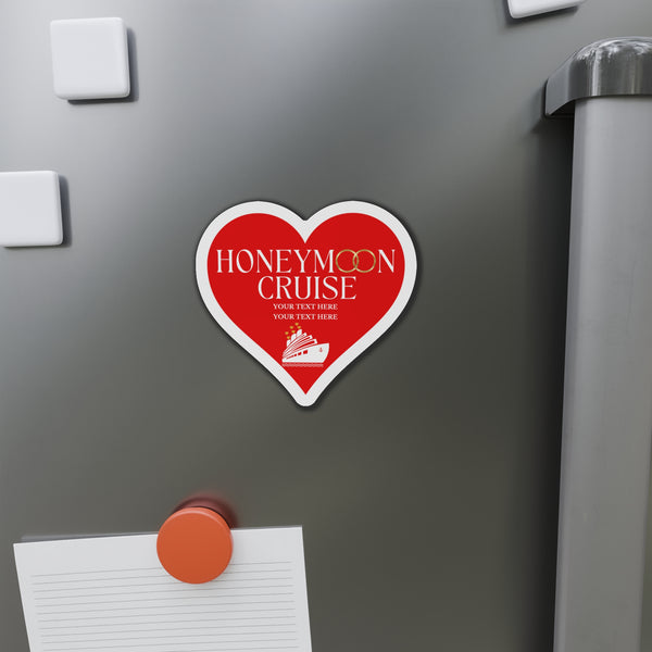 Personalized Honeymoon Cruise Door Magnet Cruise Door Magnets 4" x 4"  