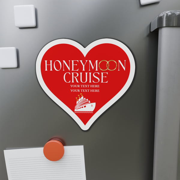 Personalized Honeymoon Cruise Door Magnet Cruise Door Magnets 6" × 6"  
