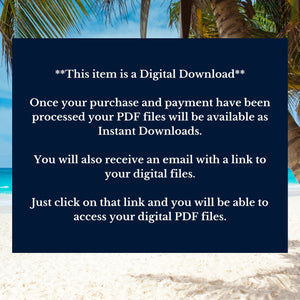 Caribbean Cruise Packing List Printable Digital Download Digital Download Cruise Into