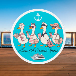 Just a Cruise Goose Cruise Door Magnet