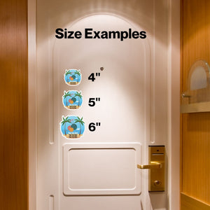 Personalized Knitting Cruise Door Magnet Cruise Door Magnets Printify