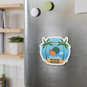 Personalized Knitting Cruise Door Magnet Cruise Door Magnets Printify