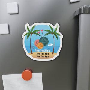 Personalized Knitting Cruise Door Magnet Cruise Door Magnets Printify