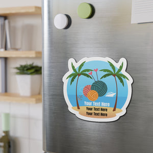 Personalized Knitting Cruise Door Magnet Cruise Door Magnets Printify