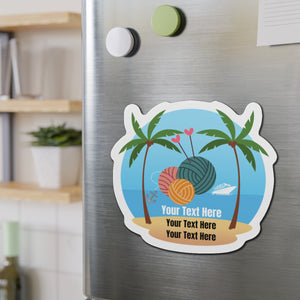 Personalized Knitting Cruise Door Magnet Cruise Door Magnets Printify