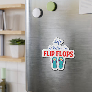 Life is Better in Flip Flops Cruise Door Magnet Cruise Door Magnets Cruise Into