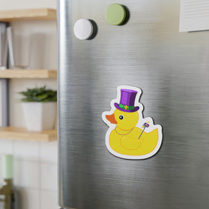 Mardi Gras Party Cruising Duck Magnet Home Decor Cruise Into