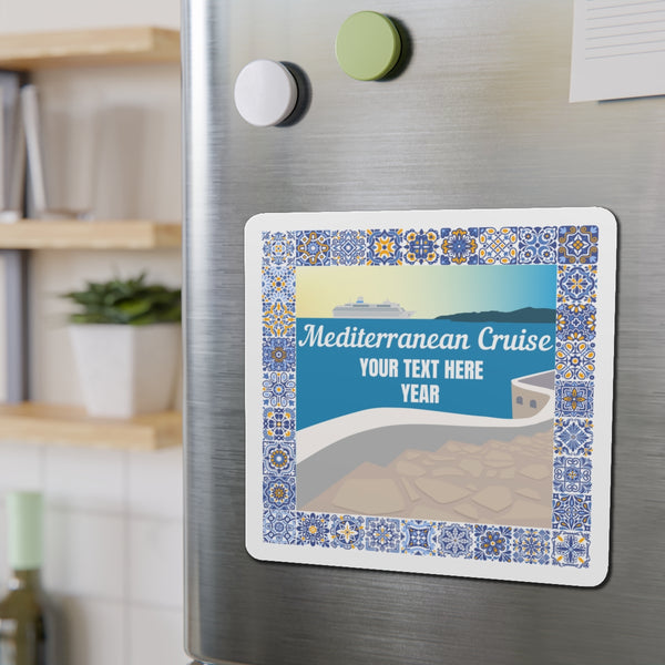 Personalized Mediterranean Cruise Door Magnet Cruise Door Magnets Cruise Into