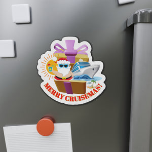 Merry Cruisemas Present Christmas Cruise Door Magnet Cruise Door Magnets Cruise Into