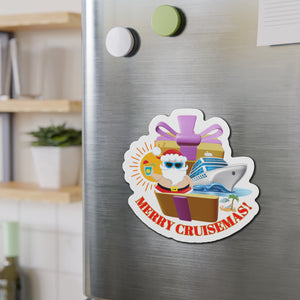 Merry Cruisemas Present Christmas Cruise Door Magnet Cruise Door Magnets Cruise Into