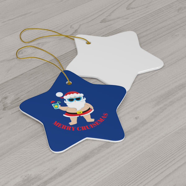 Christmas Cruise Tree Santa Ornament Cruise Tree Ornaments Star  