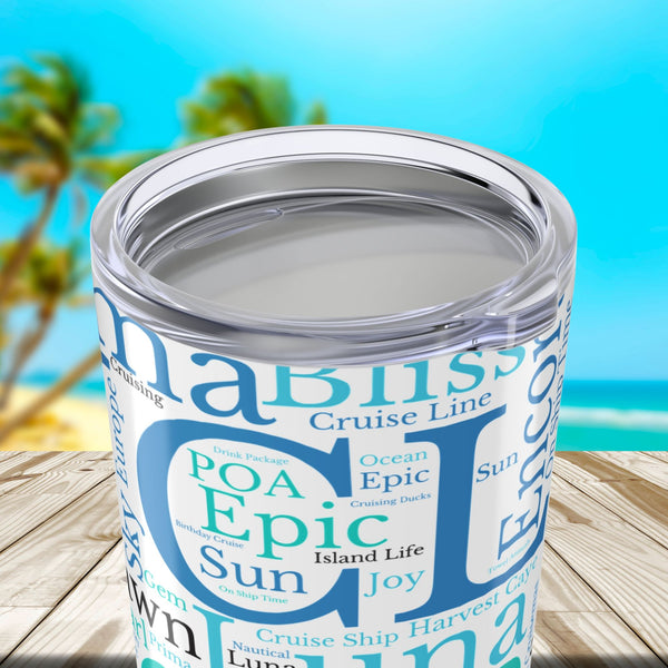 Norwegian Cruise Words Tumbler 20 oz Tumbler Cruise Into