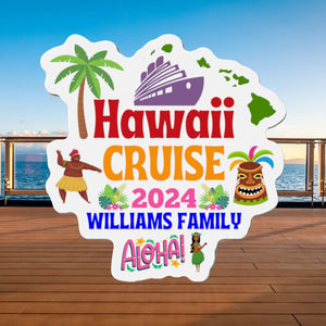 Personalized Hawaii Cruise Door Magnet Cruise Door Magnets   