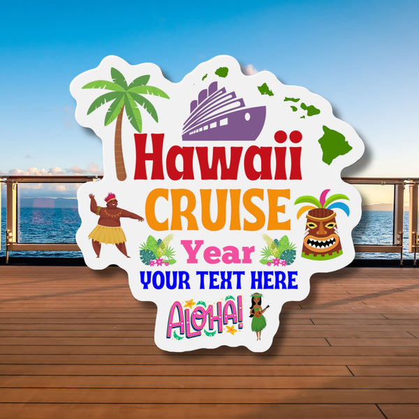 Personalized Hawaii Cruise Door Magnet Cruise Door Magnets   