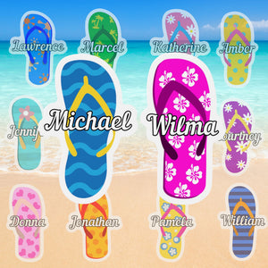 Personalized Flip Flop Cruise Door Magnets Cruise Door Magnets Cruise Into