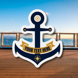 Personalized Anchor Cruise Door Magnet Cruise Door Magnets Cruise Into