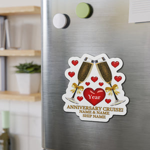 Personalized Anniversary Cruise Door Magnet Cruise Door Magnets Cruise Into