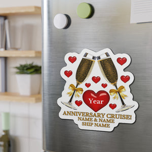 Personalized Anniversary Cruise Door Magnet Cruise Door Magnets Cruise Into