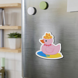 Hawaiian Pink Cruising Duck Cruise Door Magnet Cruise Door Magnets Cruise Into