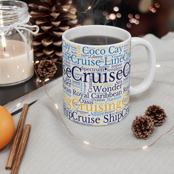 Royal Caribbean Cruise Words Mug Mug   