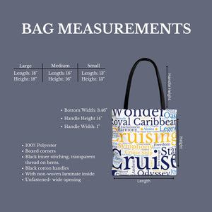 Royal Caribbean Cruise Tote Bag Bags Cruise Into