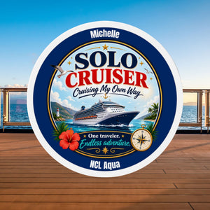 Personalized Solo Cruiser Cruise Door Magnet