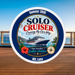 Personalized Solo Cruiser Cruise Door Magnet