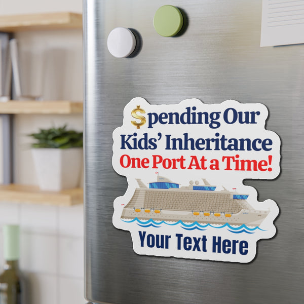 Spending Our Kids' Inheritance One Port At a Time! Personalized Cruise Door Magnet Cruise Door Magnets Cruise Into