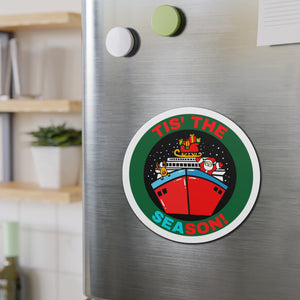 Tis' The SEAson! Christmas Cruise Door Magnet Cruise Door Magnets Cruise Into