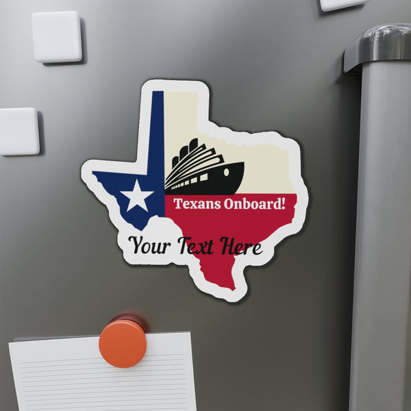 Personalized Texas Cruise Door Magnet Cruise Door Magnets 6 × 6"  