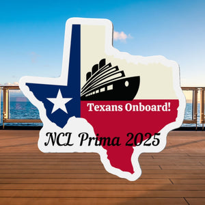 Personalized Texas Cruise Door Magnet Cruise Door Magnets