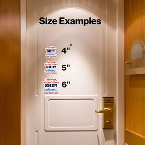 Personalized This Week We Don't Give a Ship! Cruise Door Magnet Cruise Door Magnets Cruise Into