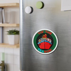 Tis' The SEAson! Christmas Cruise Door Magnet Cruise Door Magnets Cruise Into