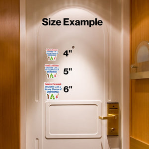 Today's Forecast Cruising With a Strong Chance of Drinking Cruise Door Magnet Cruise Door Magnets Cruise Into