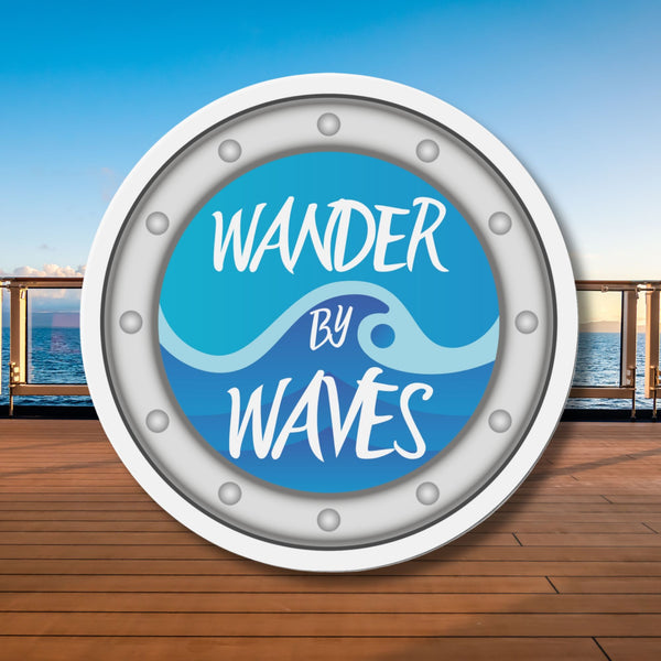 Wander By Waves Cruise Door Magnet Cruise Door Magnets   