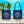 Water, Sun and Love cruise tote bag with navy nautical cruise ship, sun, waves, and anchor design 13 inch front and back