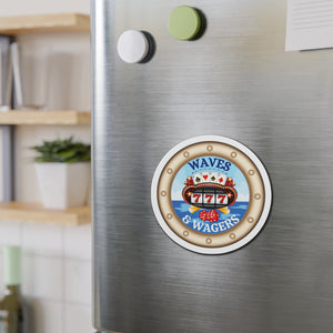 Waves & Wagers Casino Cruise Door Magnet Cruise Door Magnets Cruise Into