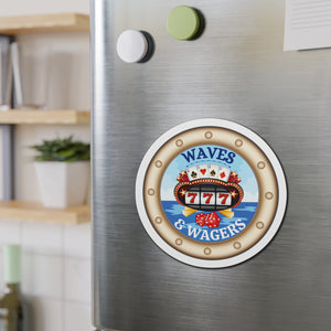 Waves & Wagers Casino Cruise Door Magnet Cruise Door Magnets Cruise Into