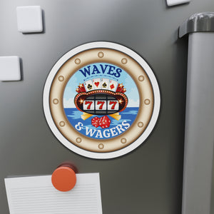 Waves & Wagers Casino Cruise Door Magnet Cruise Door Magnets Cruise Into