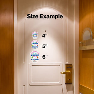 What Happens On The Cruise Stays On The Cruise Door Magnet Cruise Door Magnets Cruise Into