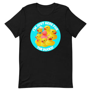 I'm Just Here For The Ducks T-Shirt SHIRT Black S 