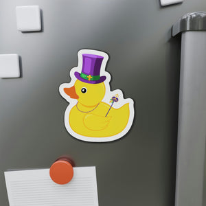 Mardi Gras Party Cruising Duck Magnet Home Decor Cruise Into