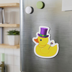 Mardi Gras Party Cruising Duck Magnet Home Decor Cruise Into