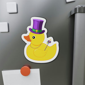 Mardi Gras Party Cruising Duck Magnet Home Decor Cruise Into