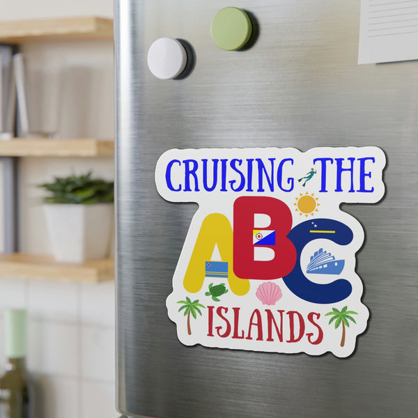 Cruising The ABC Islands Cruise Door Magnet Cruise Door Magnets Cruise Into