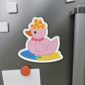 Hawaiian Pink Cruising Duck Cruise Door Magnet Cruise Door Magnets Cruise Into