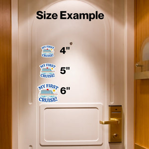 My First Cruise Door Magnet Cruise Door Magnets Cruise Into