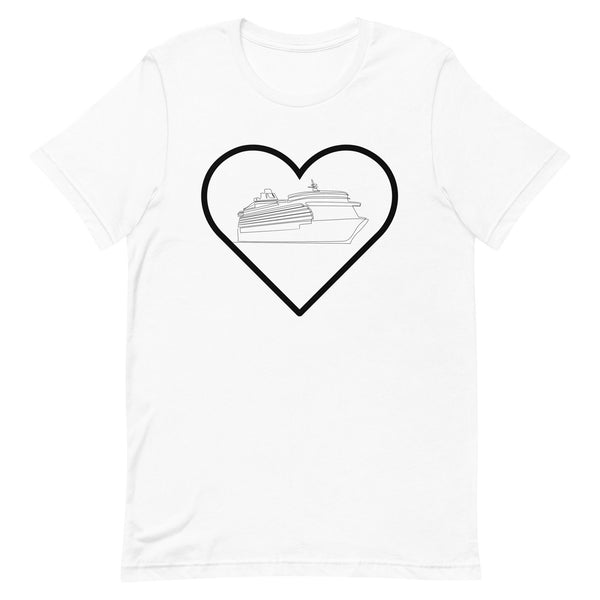 Love Cruising T-Shirt SHIRT S White 