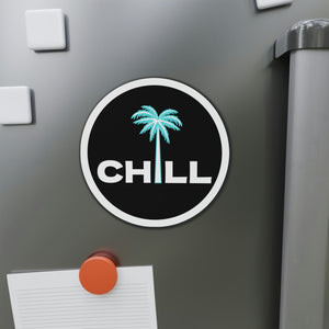 Chill Palm Tree Cruise Door Magnet Cruise Door Magnets Cruise Into